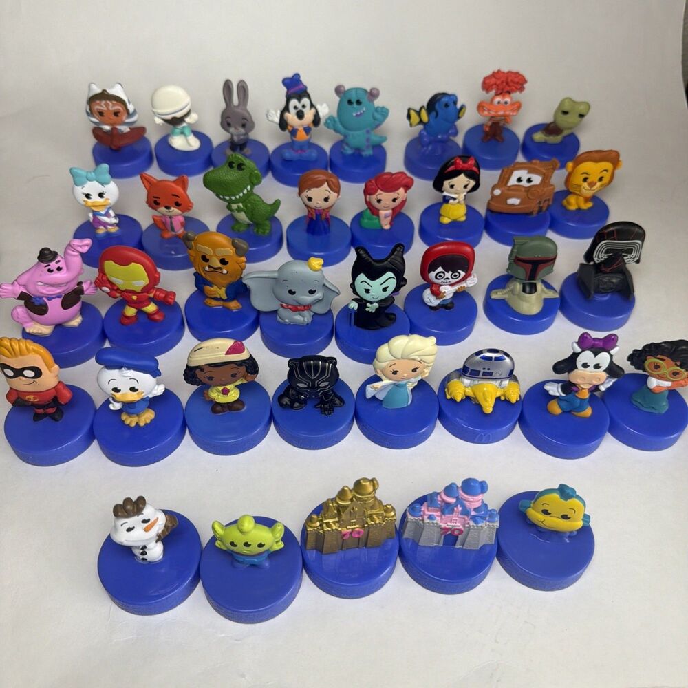 McDonald’s Disneyland 70th Anniversary Happy Meal Toys. Lot Of 37 NO DUPLICATES!